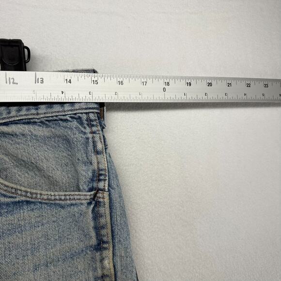 Vintage Big Yank Jeans Fits 30x30 Blue Faded Whisker Bootcut Flared Scovill 70s - Picture 6 of 16